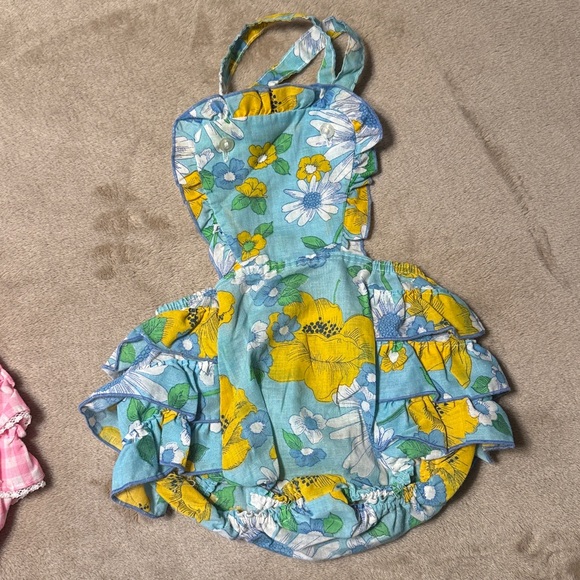 Pink and Blue Baby Rompers - Picture 3 of 6